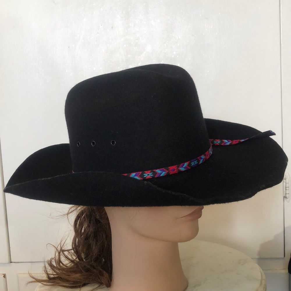 TEXAS HAT made in U.S.A  men’s or women’s size Large black color HAT
